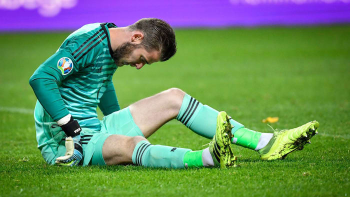 David De Gea is injured with Spain